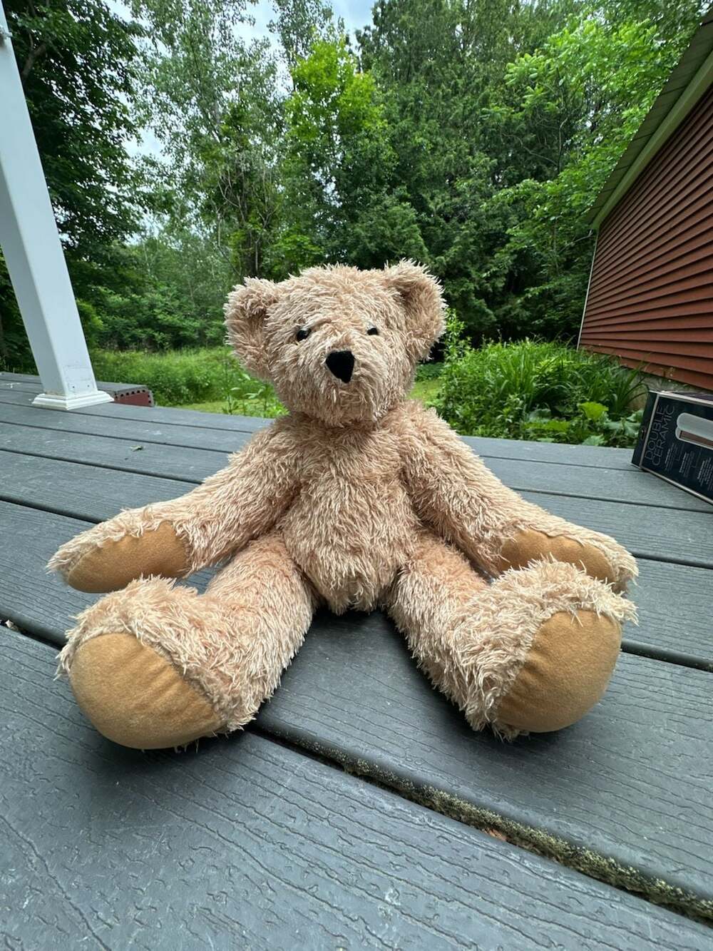 Vermont Teddy Bear 13 Inch Classic Mop Plush Stuffed Animal Honey Brown
